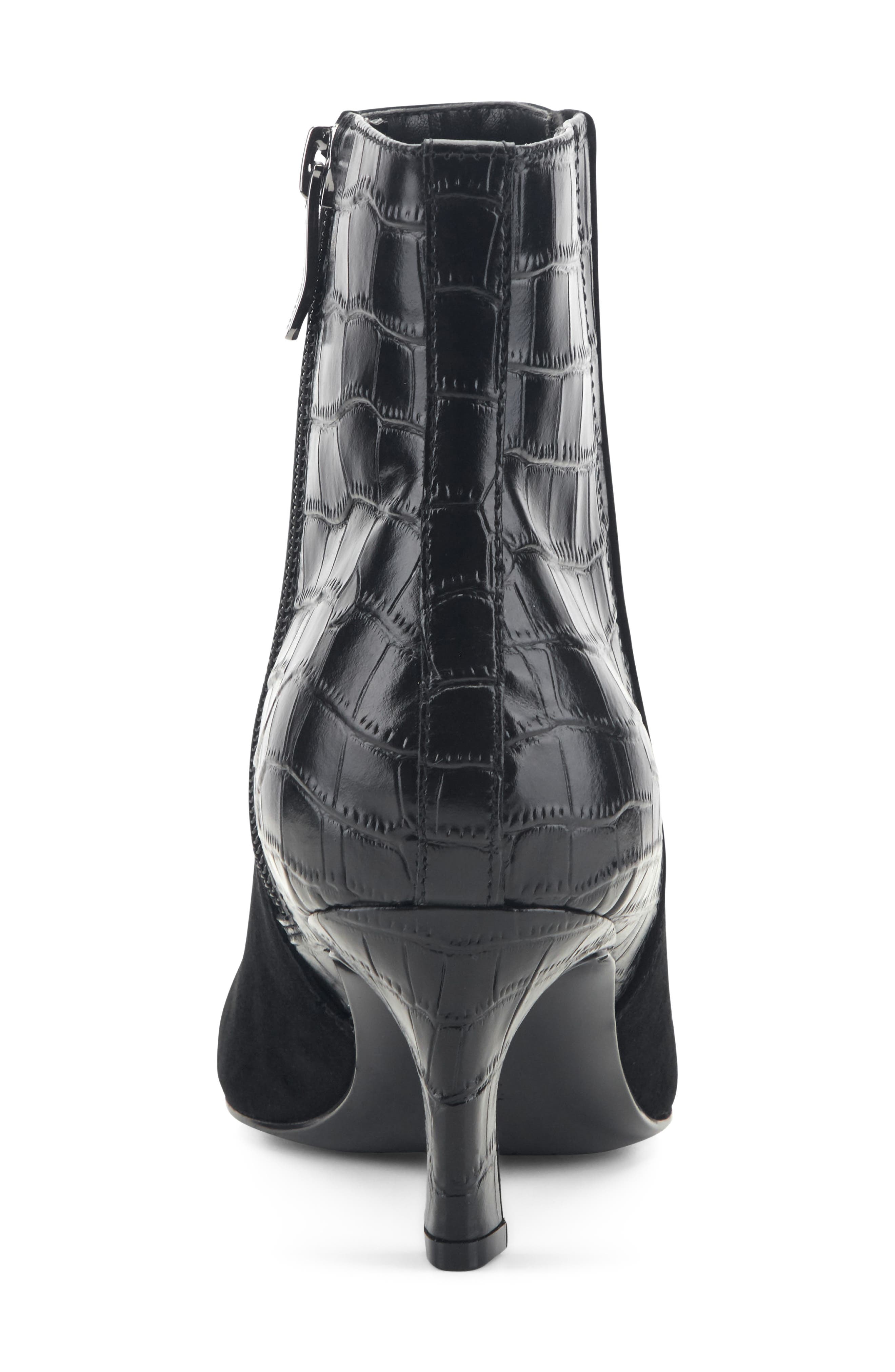 Lillian Leather Bootie, Alternate, color, BLACK