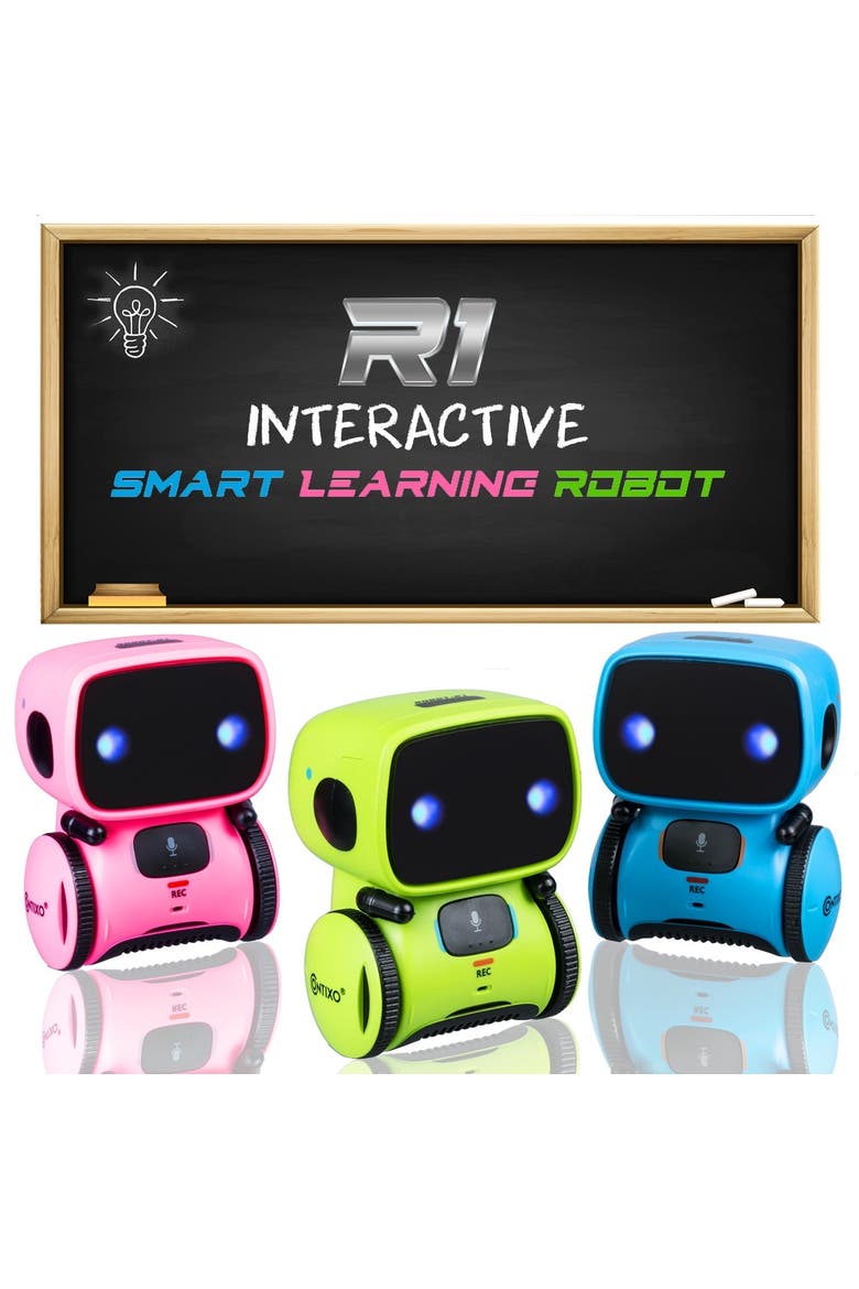 AI Learning Robot, Alternate, color, Green