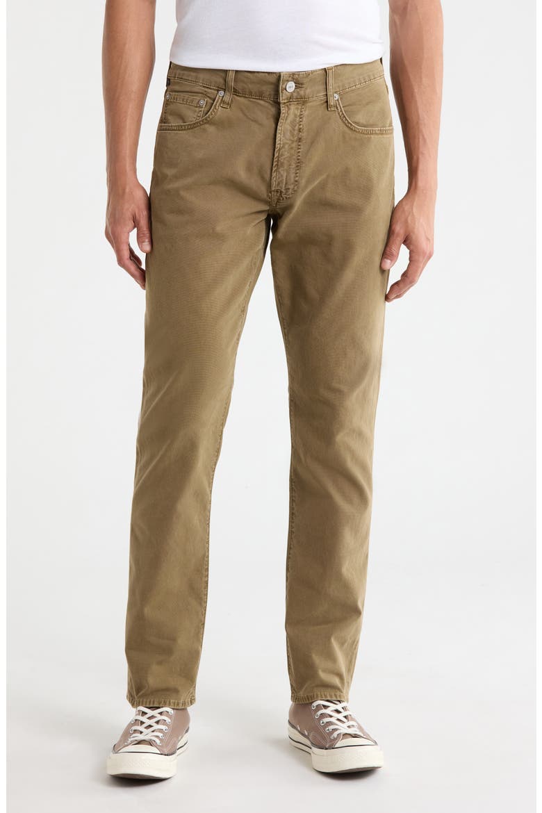 Gage Slim Straight Leg Pants, Main, color, DARK KHAKI RESERVOIR