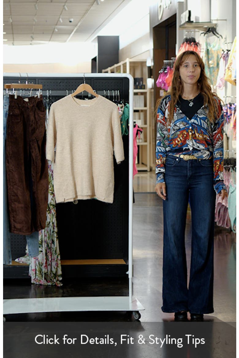 Margot Oversize Short Sleeve Sweater video