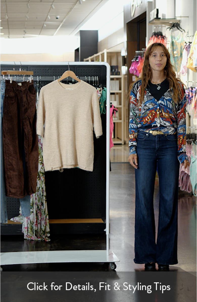 Margot Oversize Short Sleeve Sweater, sales video thumbnail