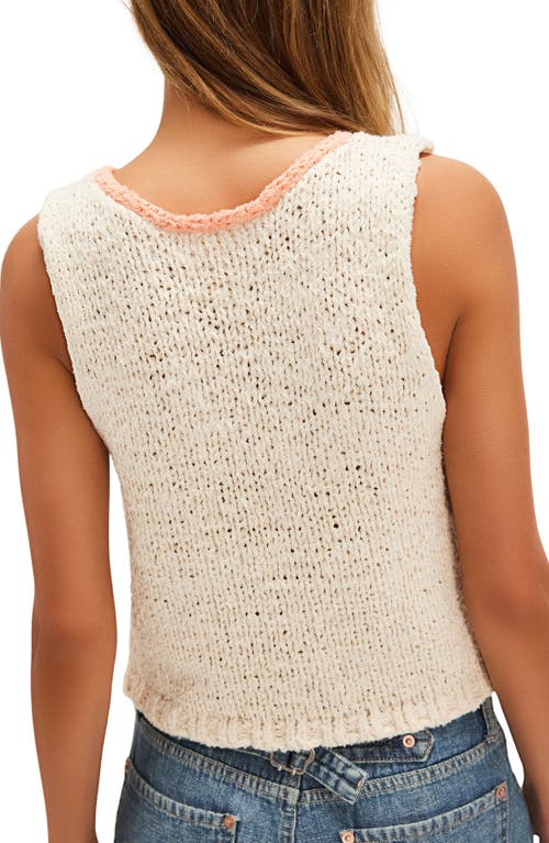 Shop Free People Sicily Sleeveless Cutout Sweater