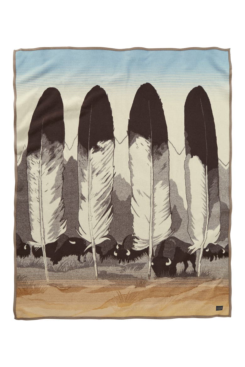 Legendary Collection Jacquard Blanket, Main, color, IN THEIR ELEMENT
