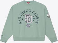 Mitchell & Ness Women's Mitchell & Ness Green San Diego Padres Yacht Rock Sweatshirt