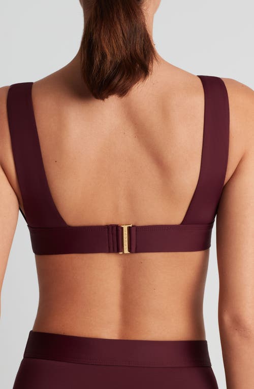 Ralph Lauren Lauren Banded Modern V-neck Bikini Top