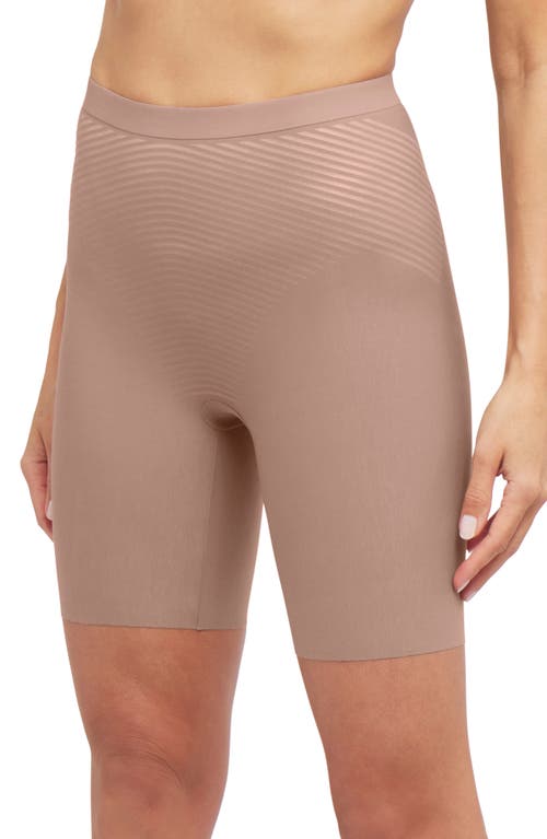 Spanx Thinstincts 2.0 Girl Shorts In Cafe Au Lait