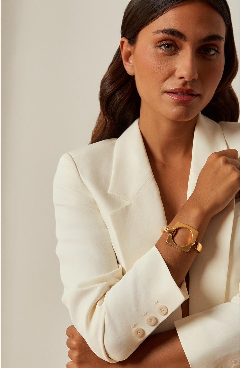 CXC Aldaba Bracelet, Alternate, color, Gold