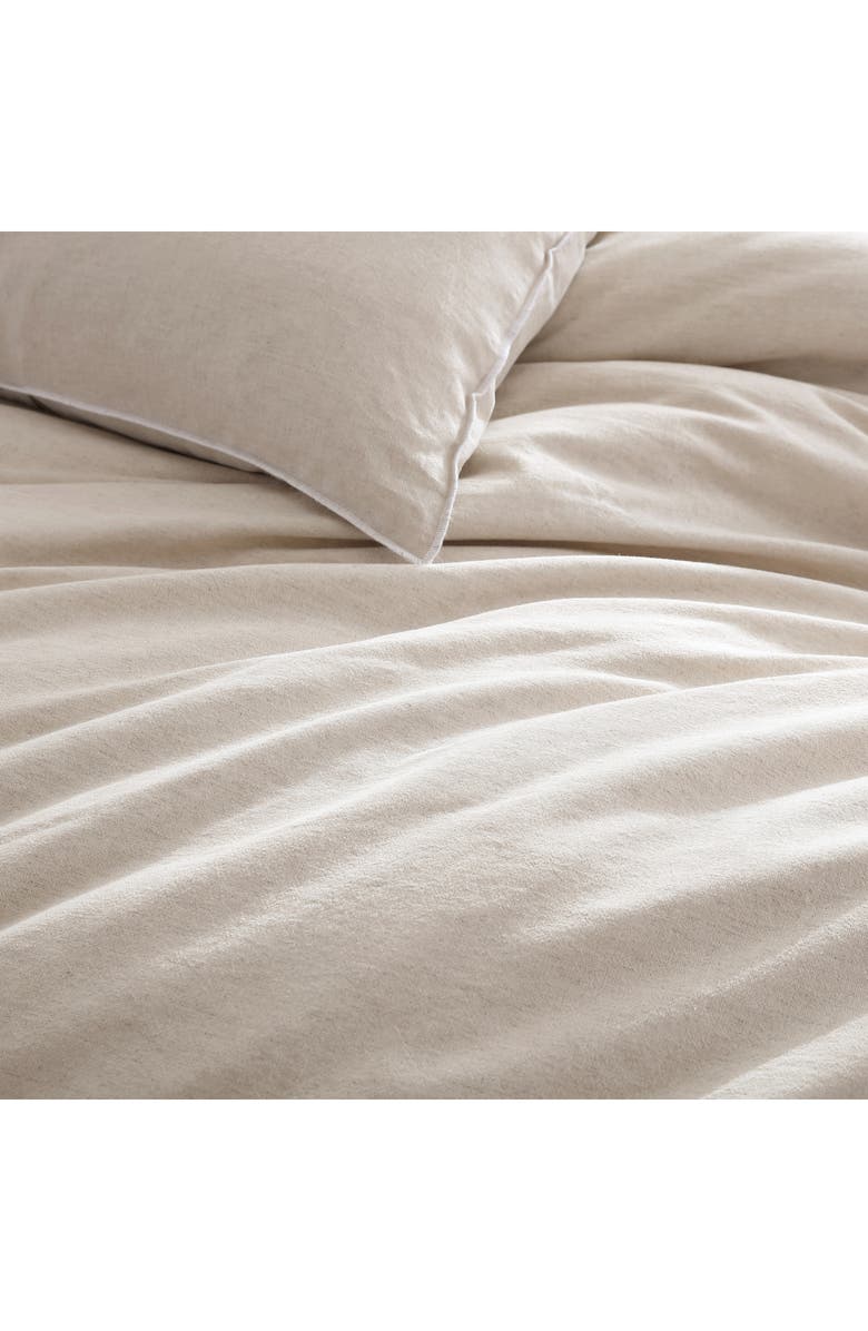 DKNY Pure Washed Linen & Cotton Duvet Cover & Sham Set, Alternate, color, Linen