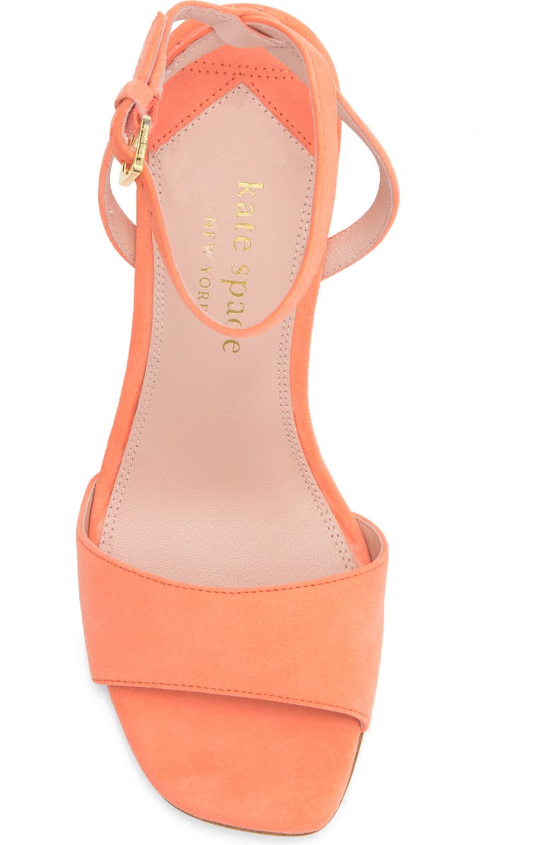 Kate Spade New York delphine block heel sandal, Alternate, color, Melon Ball