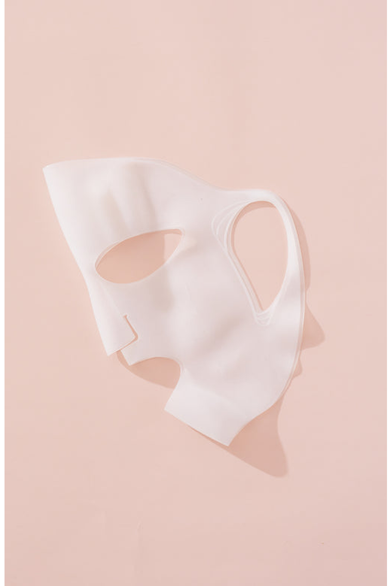 Reusable Silicone Face Mask, Main, color, Clear