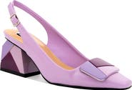 NINETY UNION Multi Color Ornament Slingback Pump With Matching Heel