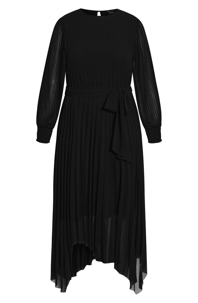 City Chic Natalie Long Sleeve Midi Dress, Alternate, color, 