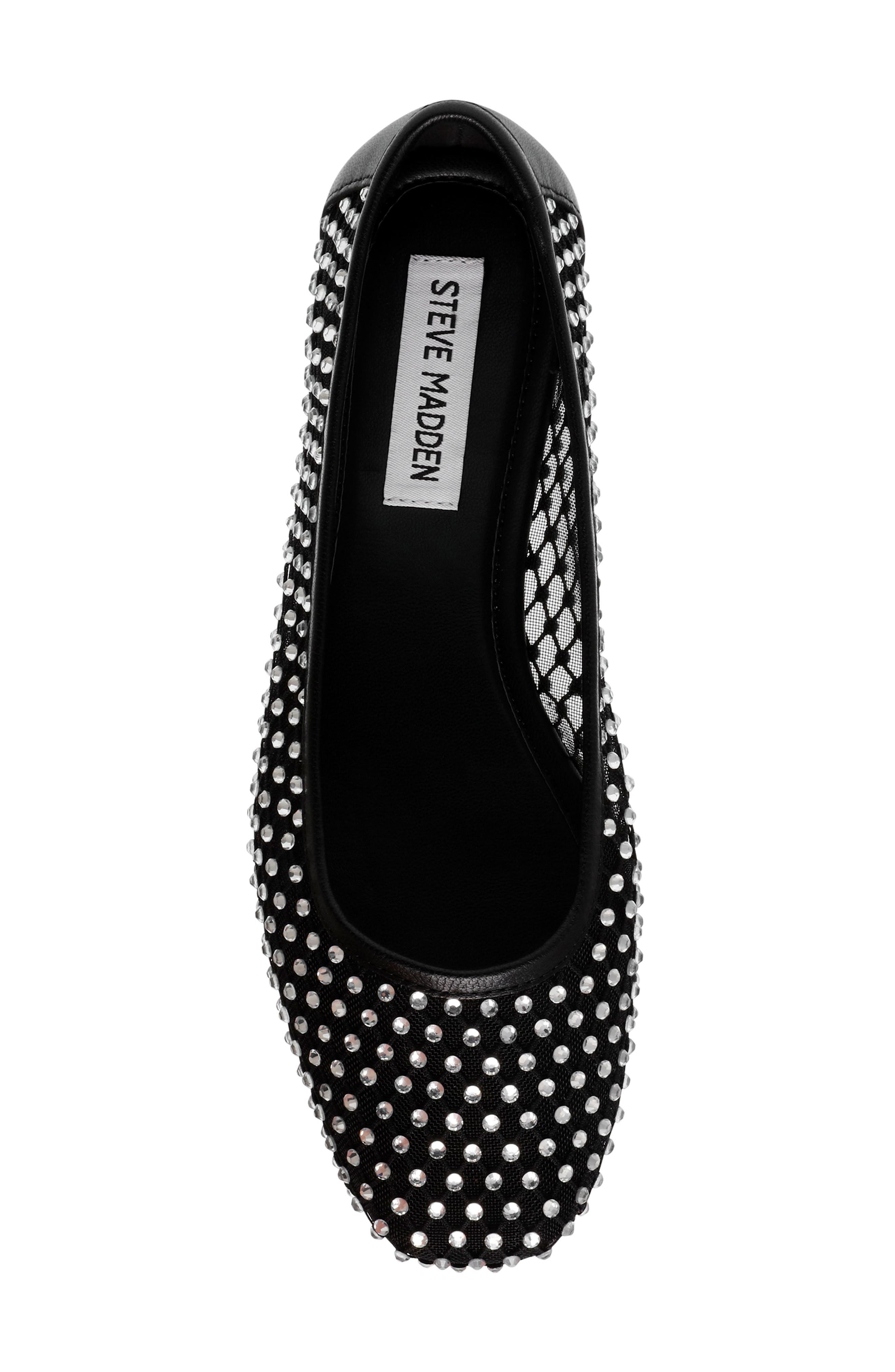 Auden Embellished Flat, Alternate, color, BLACK