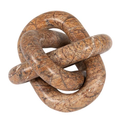 Marble Chain Link, Brown