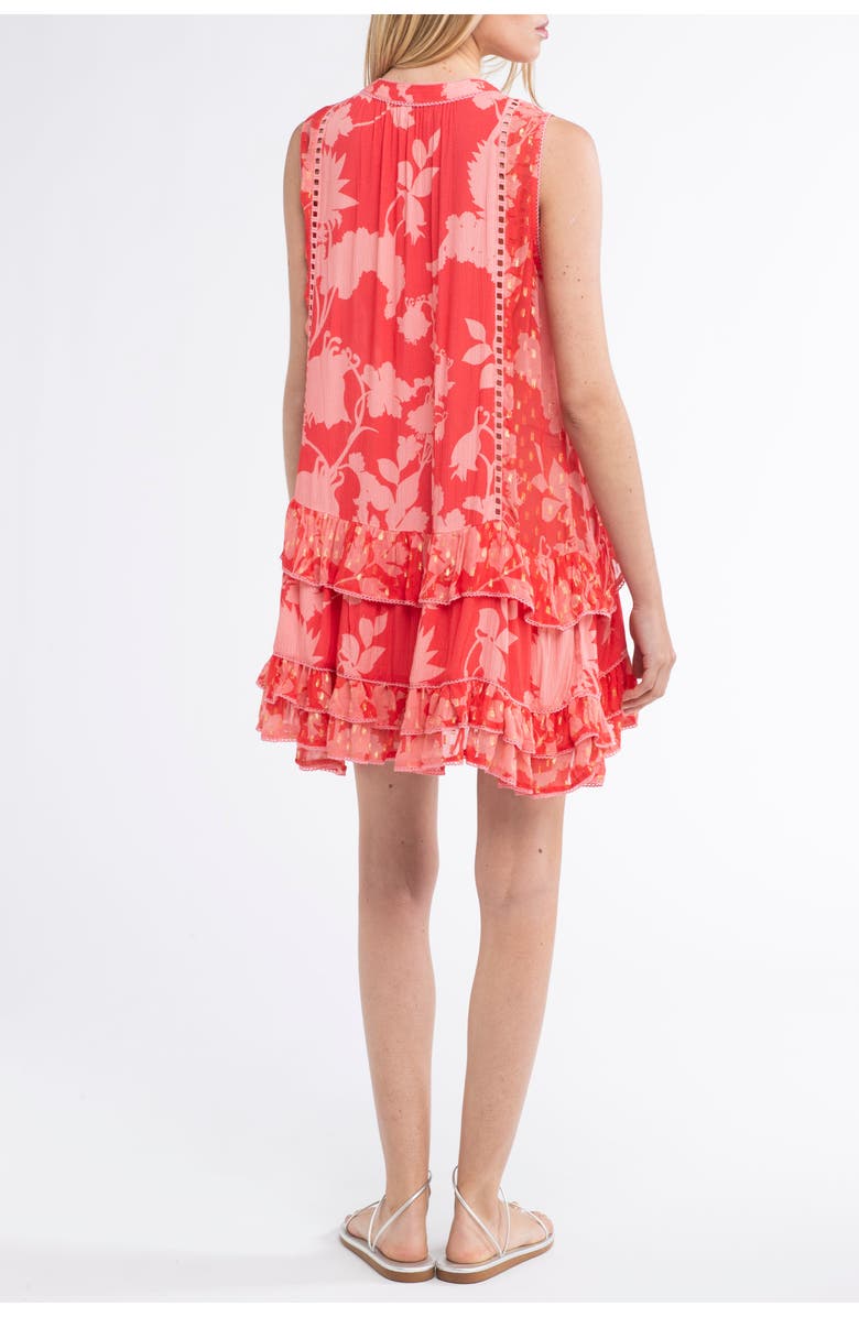 Sunday St. Tropez Maeva Cover-Up Flower Mini Dress, Alternate, color, 
