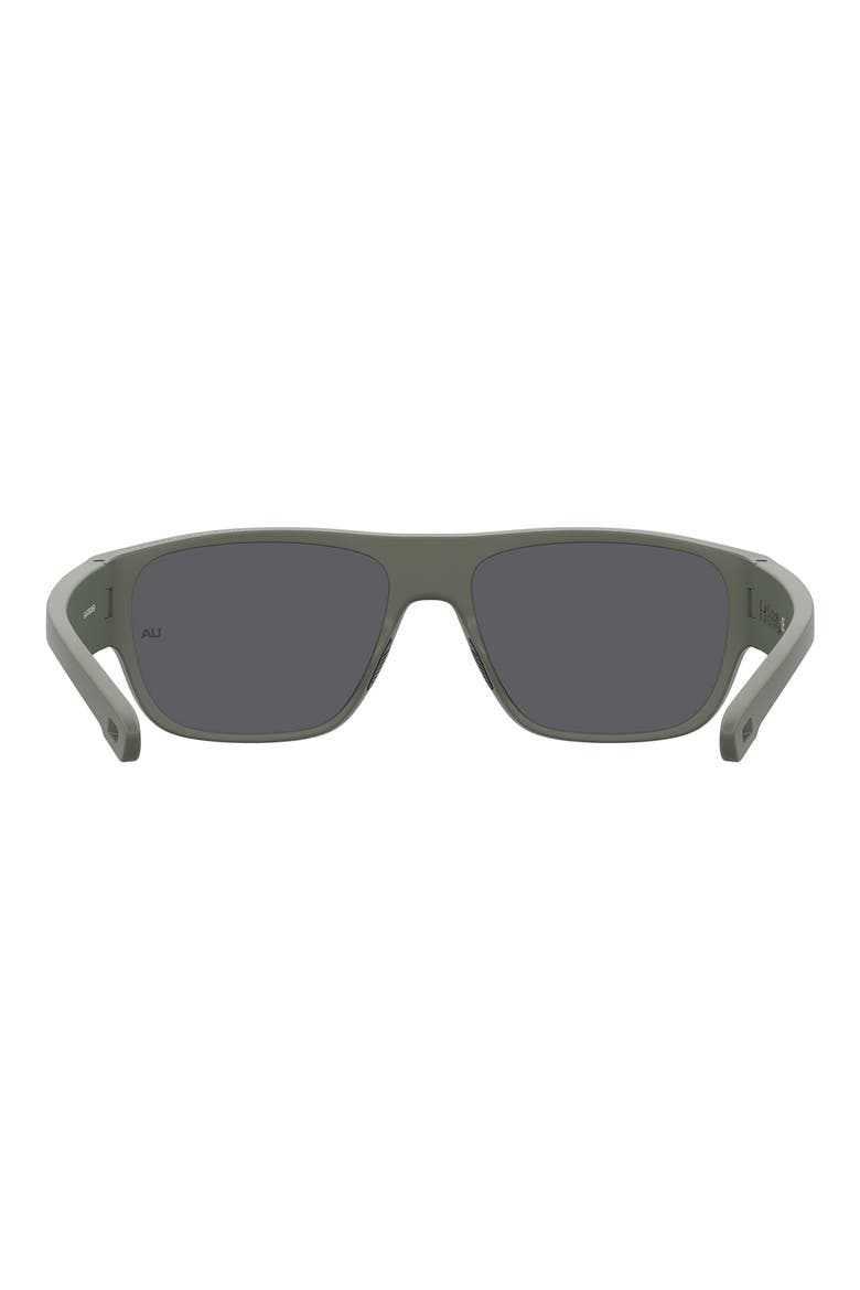 60mm Scorcher Square Sunglasses, Alternate, color, MATTE OLIVE GREEN