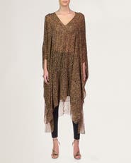 HALSTON Reyna Leopard Kaftan