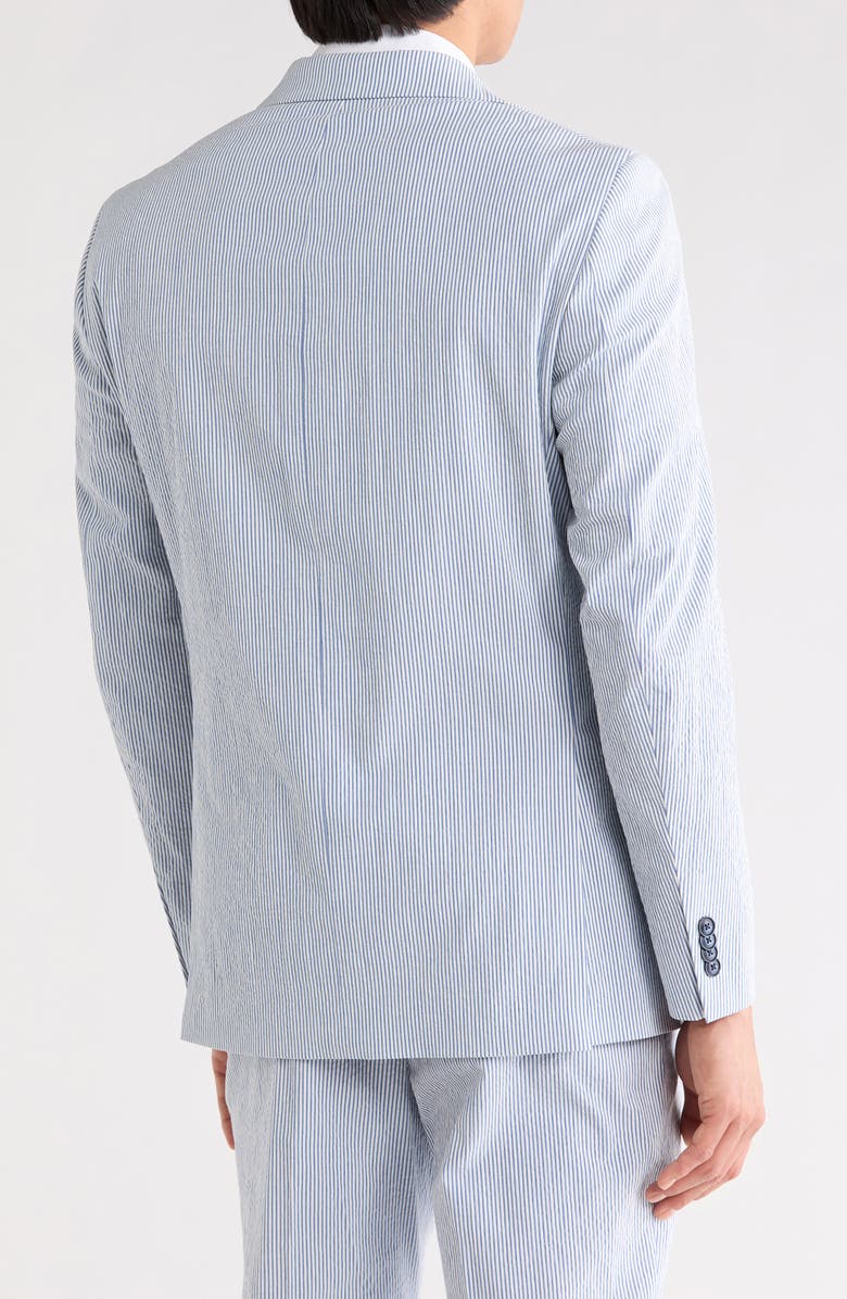 Tommy Hilfiger Stripe Seersucker Sport Coat, Alternate, color, Blue/White Seersucker Stripe