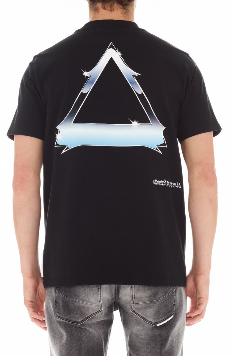 HVMAN Chrome Logo Graphic T-Shirt, Alternate, color, Black