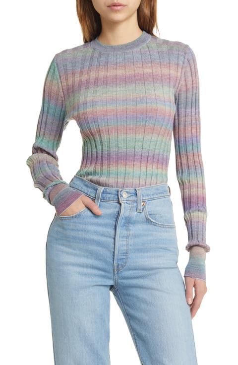 Poor Boy Washable Wool Rib Sweater