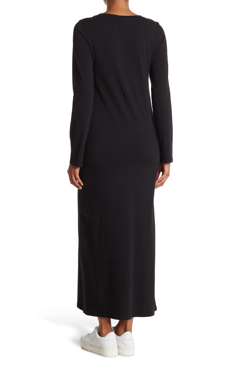 Melrose and Market Long Sleeve Knit Maxi Dress, Alternate, color,