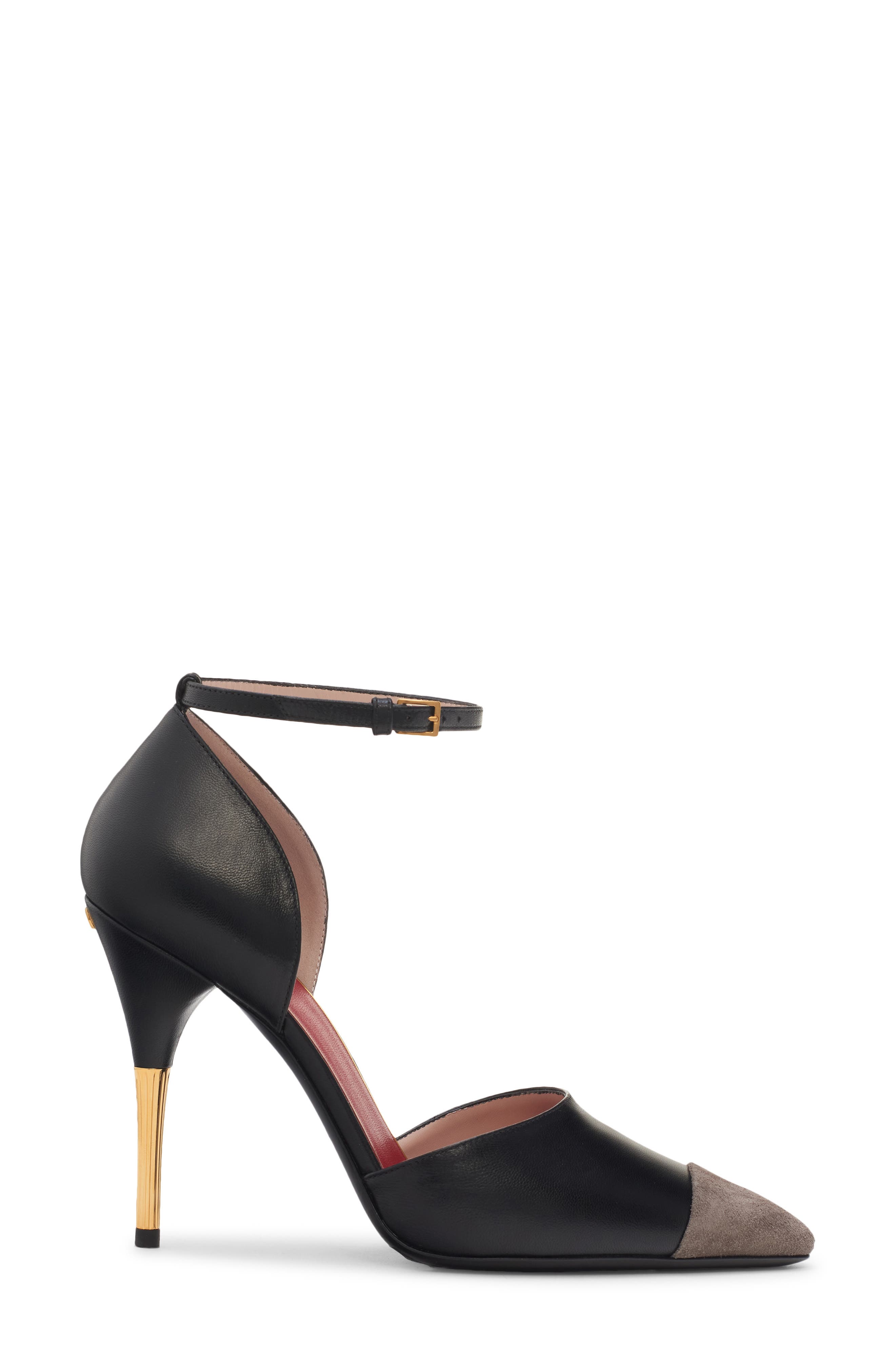 Sinead d'Orsay Pump, Alternate, color, BLACK/ GREY