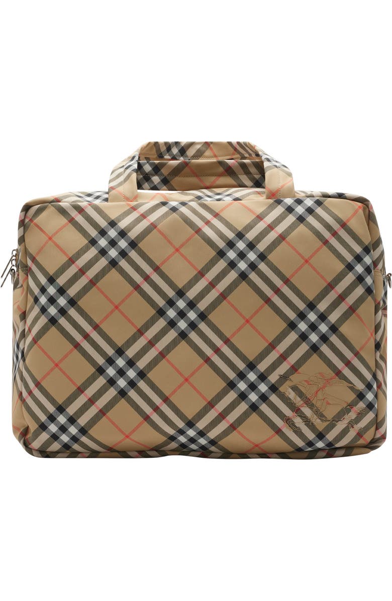 Burberry Check Duffle Bag, Main, color,