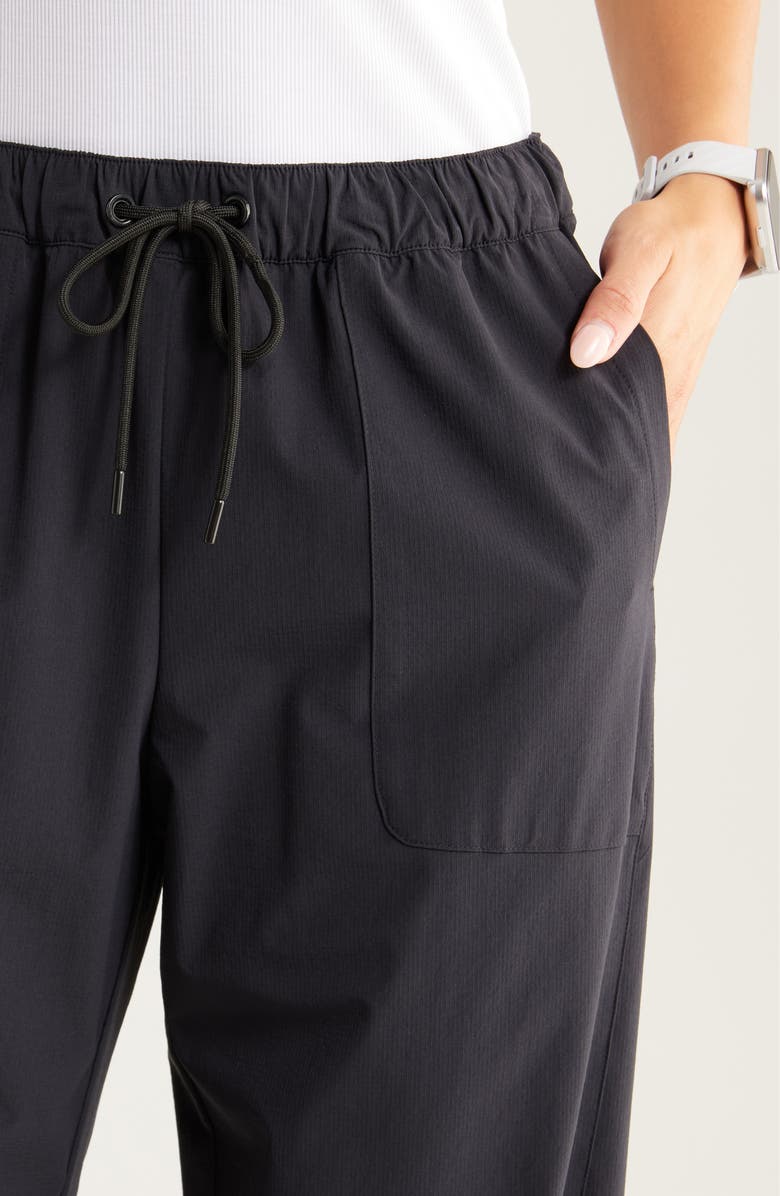 Zella Navigator Drawstring Utility Pants, Alternate, color, 