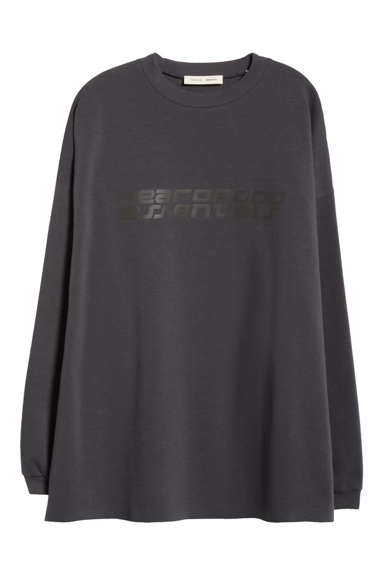 '90s Long Sleeve Logo Graphic T-Shirt, Alternate, color, IRON GREY