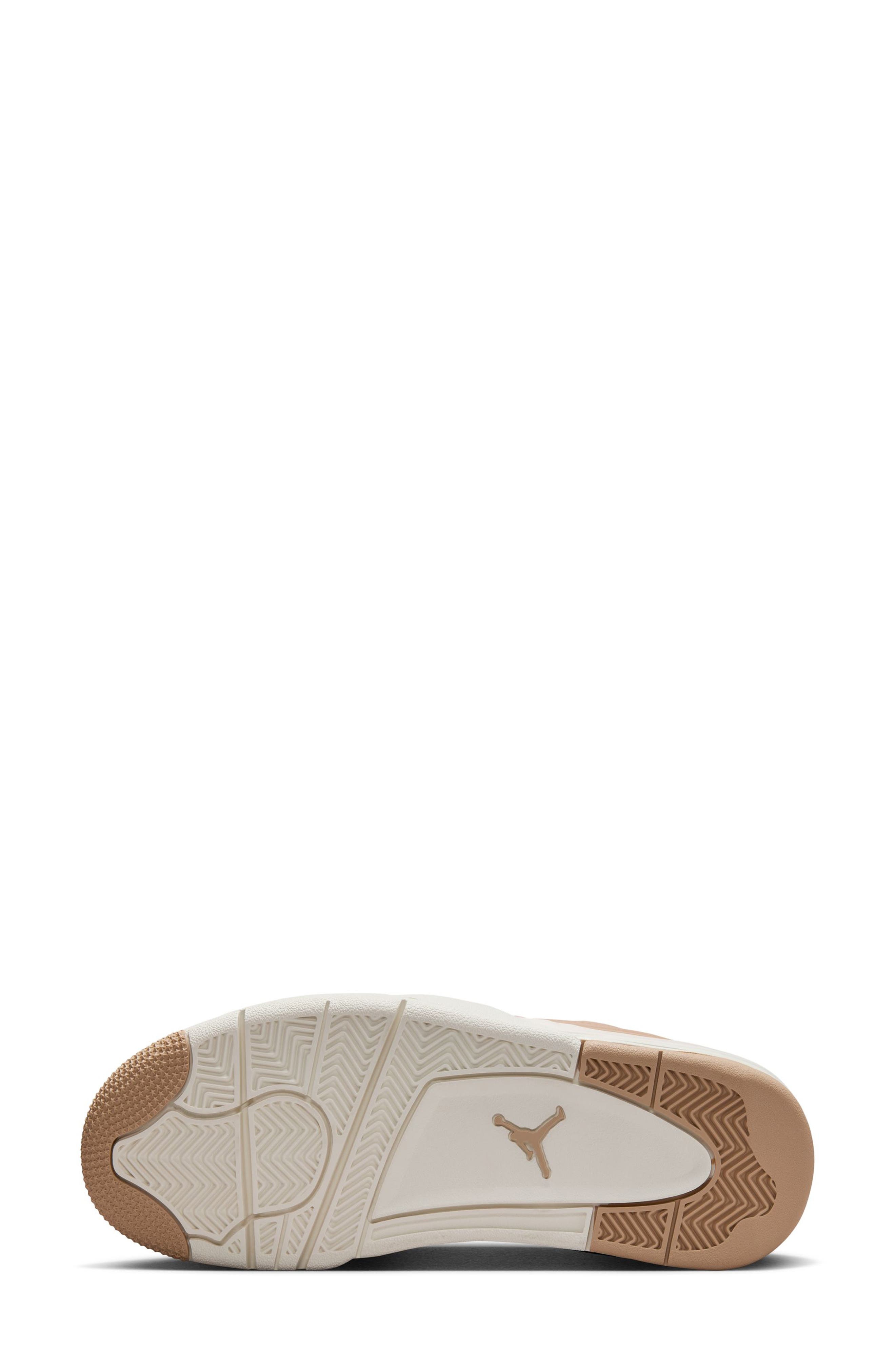 Air Jordan 4RM Sneaker, Alternate, color, HEMP/ SAIL/ OREWOOD BROWN