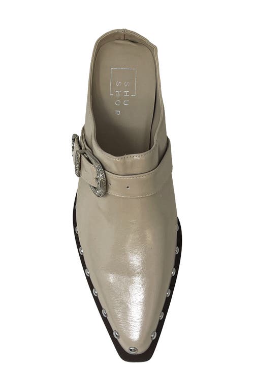 Shushop Tessa Studded Mule In Neutral