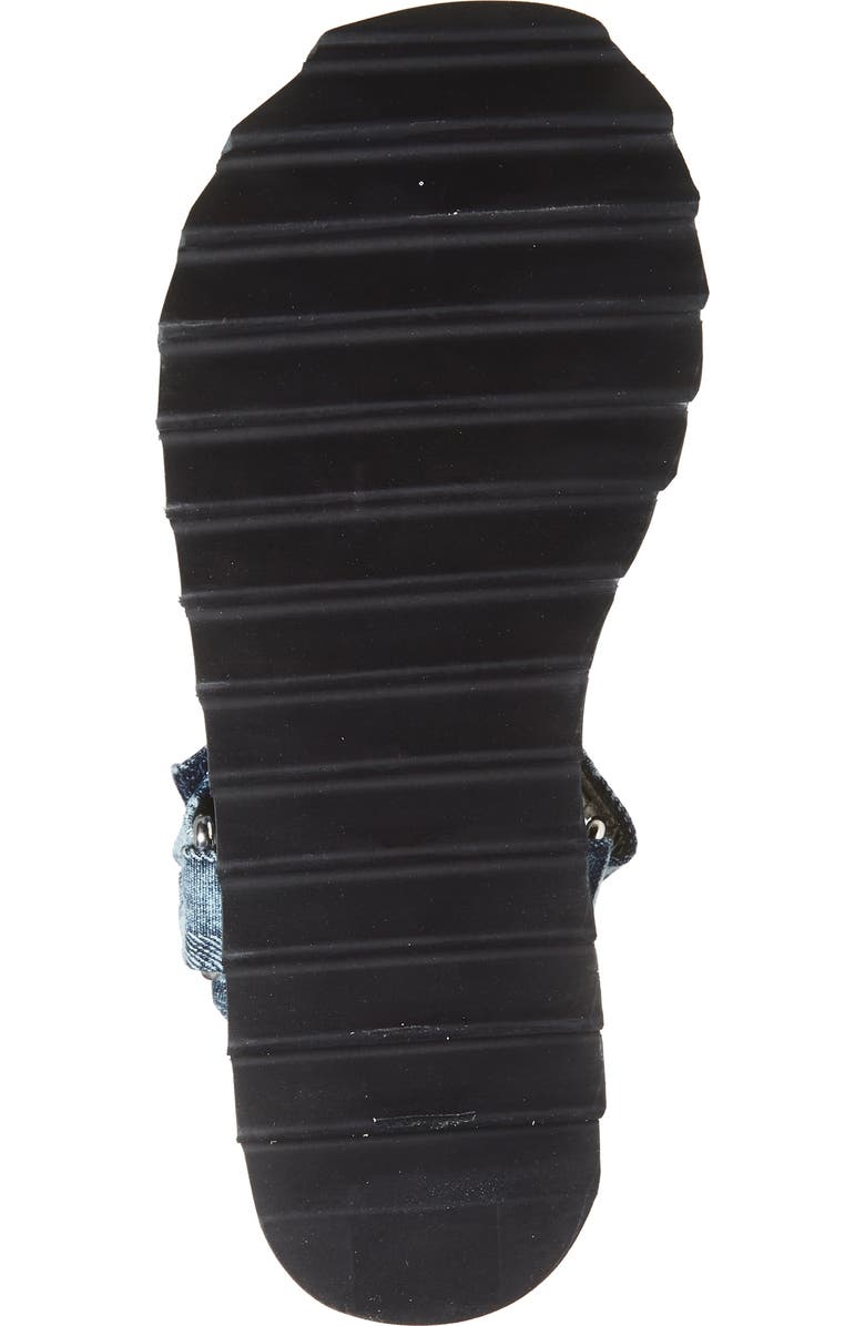 Kurt Geiger London Orion Sandal, Alternate, color, Denim