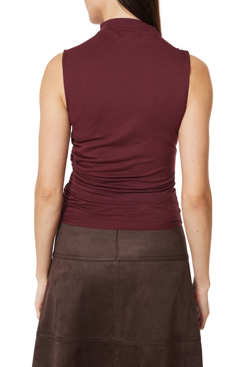 Ruched Sleeveless Top, Alternate, color, PORT ROYALE