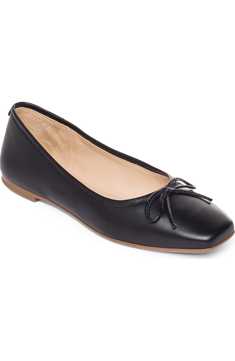 Bernardo Footwear Square Toe Ballet Flat, Main, color,