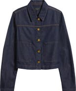 rag & bone Adrianna Crop Featherweight Denim Jacket