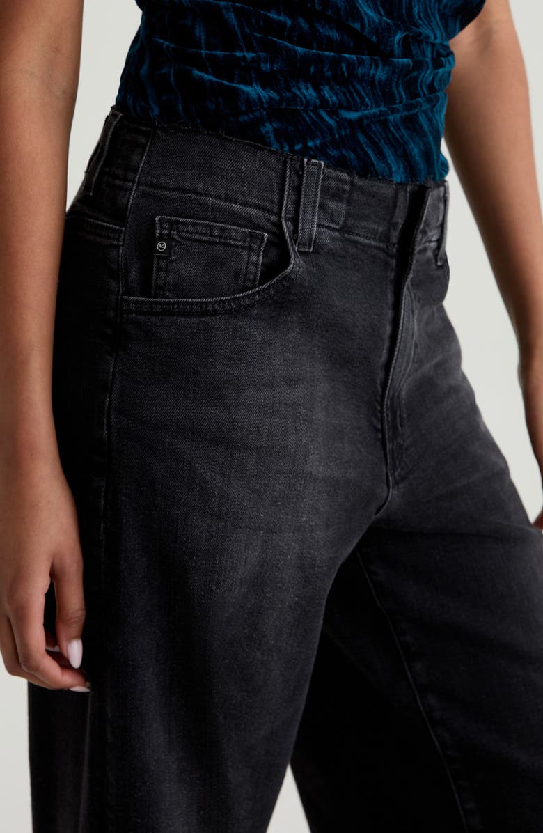 AG Deven Ultra High Waist Wide Leg Jeans, Alternate, color, Nebula