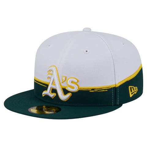 Men's New Era  Green/White Athletics Paint Stroke 59FIFTY Fitted Hat