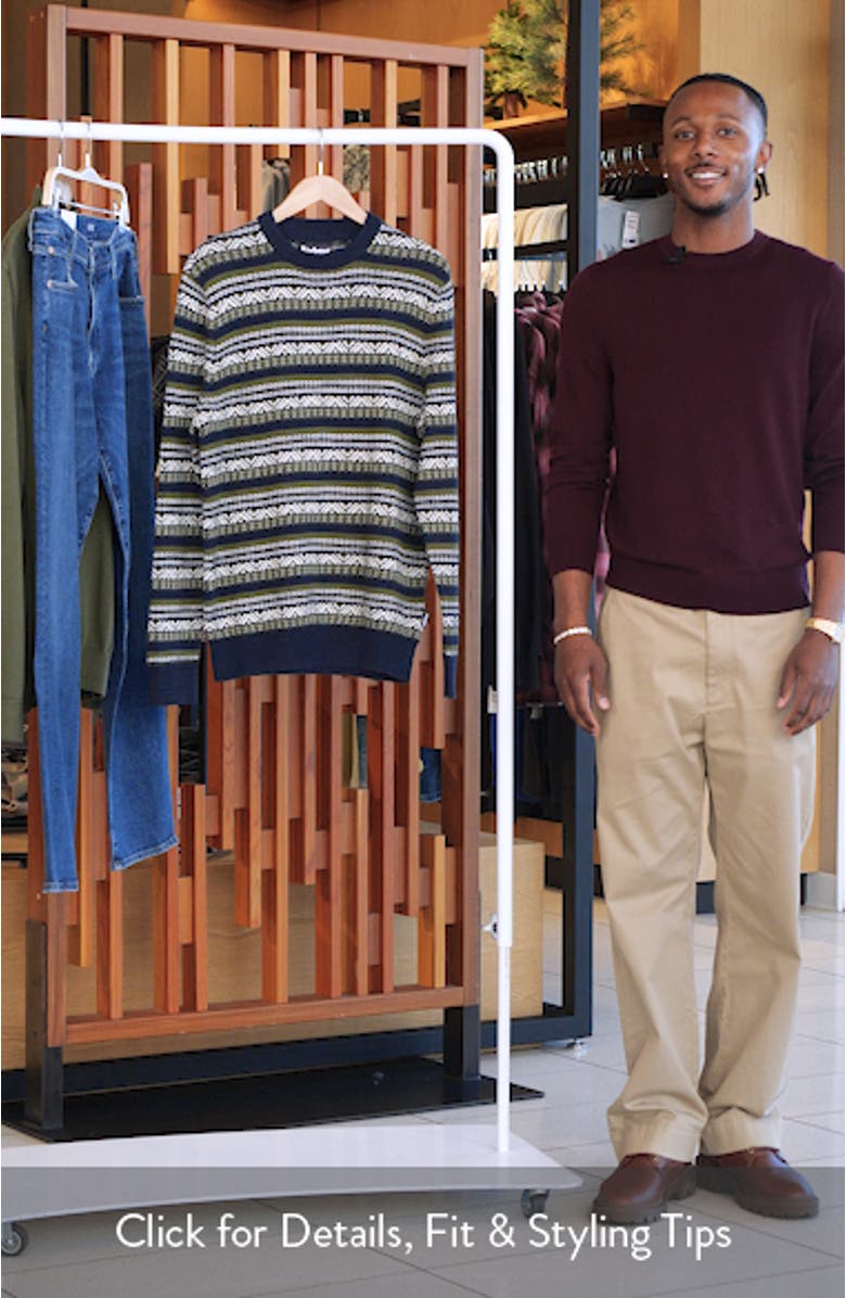 Topcliffe Fair Isle Sweater, sales video thumbnail