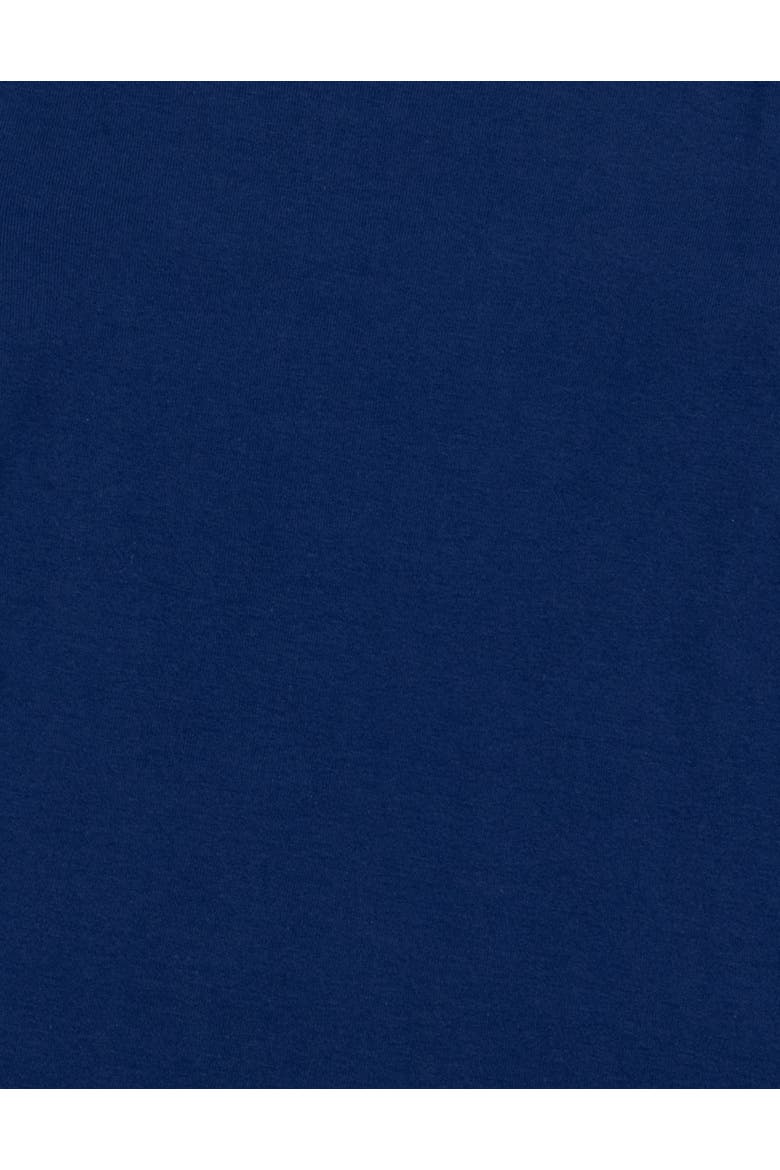 Kids Long Sleeve T-Shirt, 100% Cotton, Solid Colors, Alternate, color, True Navy