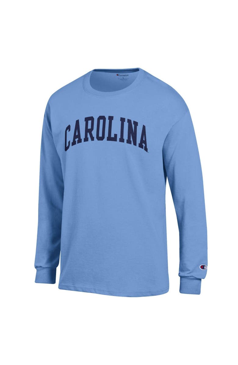 Champion Men's Champion  Carolina Blue North Carolina Tar Heels Basic Arch T-Shirt, Alternate, color, Light Blue