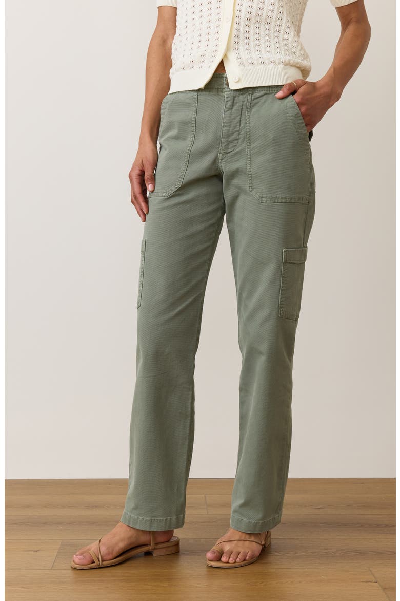 Aria Straight Leg Cargo Pants, Alternate, color, VINTAGE OLIVE