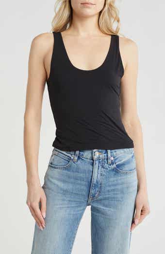 Leith Scoop Neck Fitted Tank
