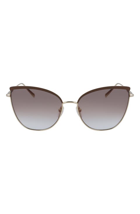 Roseau 60mm Gradient Butterfly Sunglasses