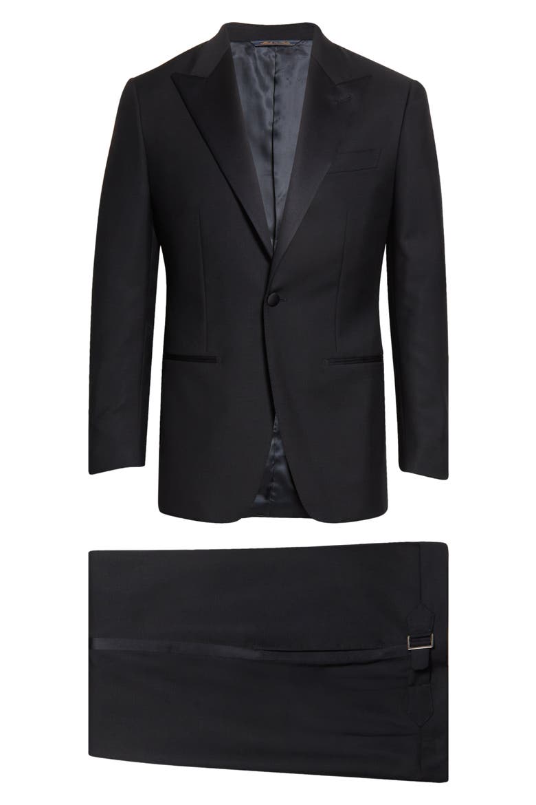Peaked Lapel Dinner Jacket, Alternate, color, MIDNIGHT NAVY