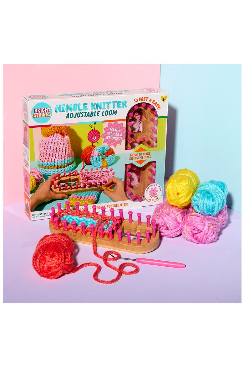 Nimble Knitter Adjustable Loom Kit, Alternate, color, MULTI