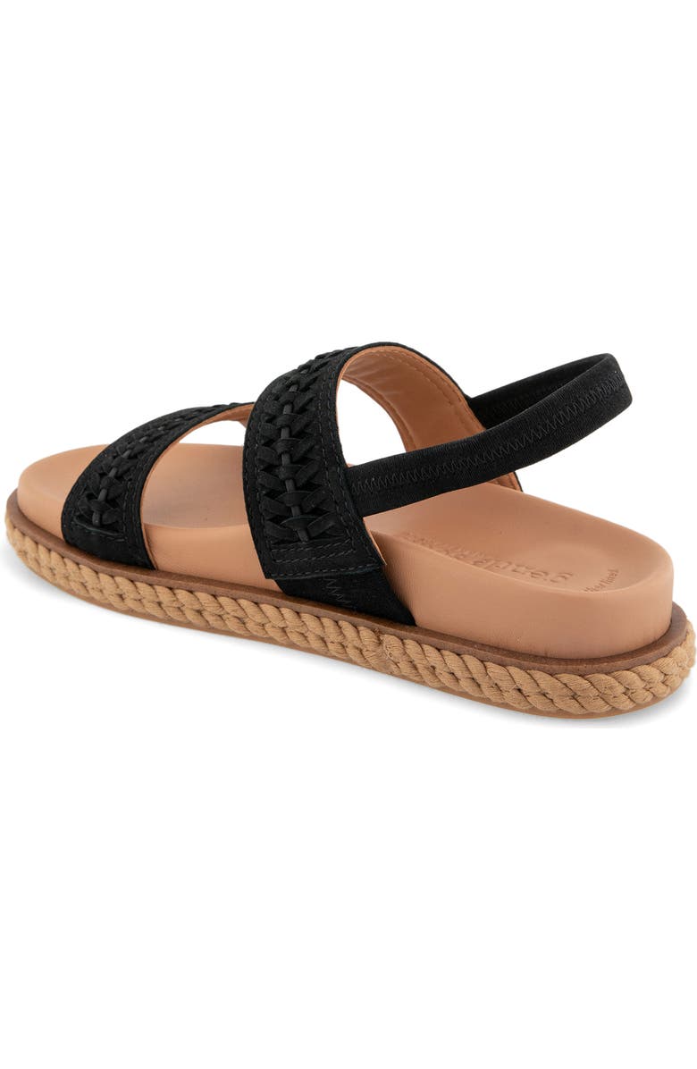 Gentle Souls Nico Slingback Sandal, Alternate, color, Black Nubuck