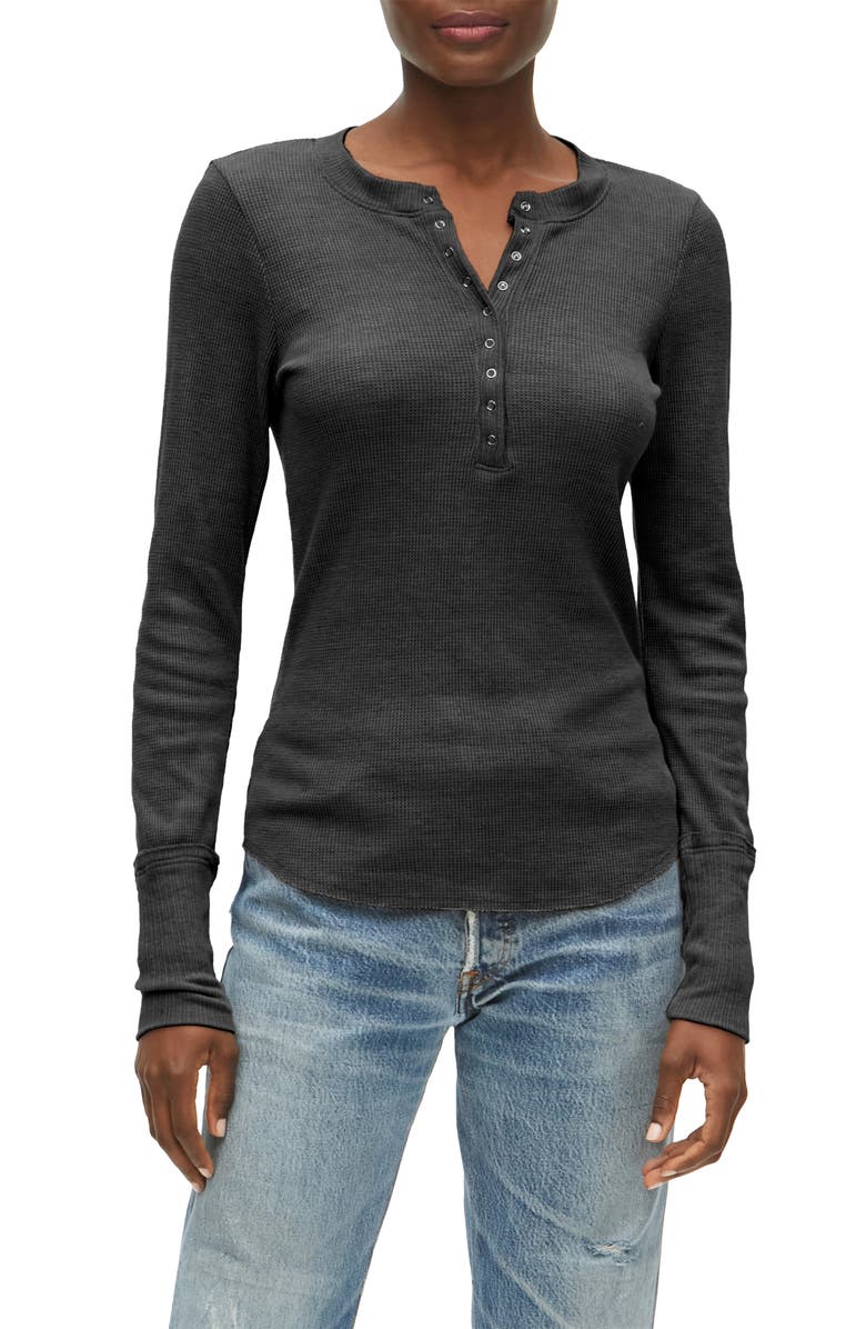 Michael Stars Regan Thermal Knit Henley, Main, color, 