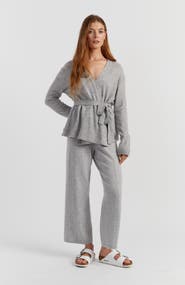 Chinti & Parker Lightweight Wool-Cashmere Wrap Cardigan
