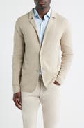 Peter Millar Crown Crafted Beau Merino Wool & Linen Cardigan