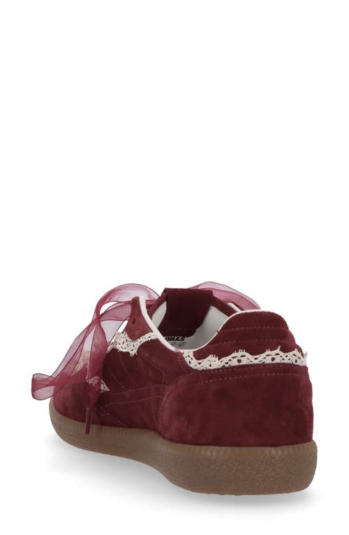 Alohas Burgundy Leather Tb 490 Crochet Sneakers In Brown